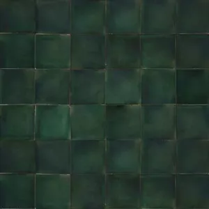 Grün Mexikanische Einfarbige Wandfliesen Talavera mosaikfliesen -Verde Brillante - Bild 1 von 12