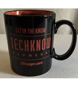 Snap On Tools Get In The Know Techknow Express taza de café taza 12 OZ 2 tazas - Imagen 1 de 3