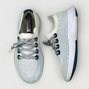 Allbirds Tree Dasher 2 Women's Size 6.5 White Blue Comfort Sneakers Shoes TD 2 - Picture 1 of 7