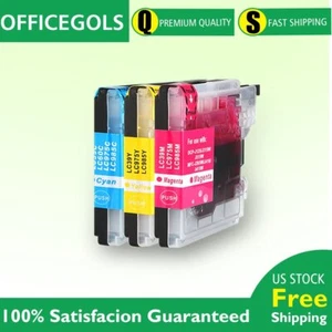 3PK LC61 CMY LC65 Ink Cartridge for Brother MFC-6890CDW MFC-790CW MFC-795CW - Picture 1 of 5