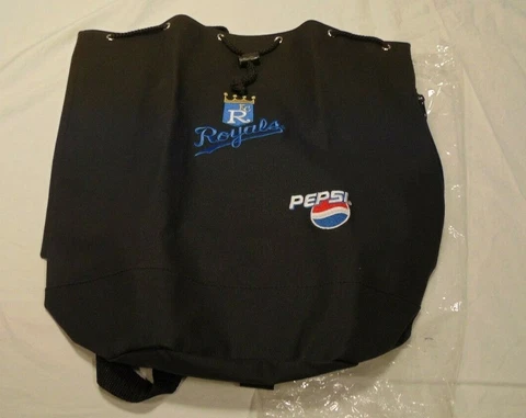 SGA Kansas City Royals Baseball Pepsi Draw String Close Backpack Cover