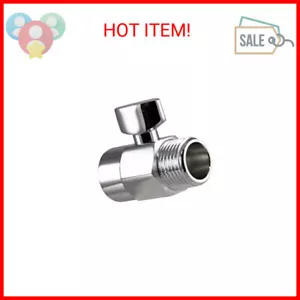 DANCO Shower Volume Control Shut-Off Valve, Chrome, 1.6 inch, 1-Pack (89171) - Picture 1 of 2