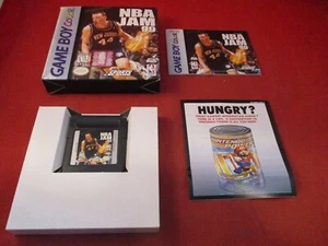 NBA Jam 99 (Nintendo Game Boy Color, 1999) COMPLETE w/ Box manual game WORKS!  - Picture 1 of 8