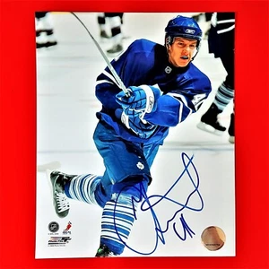 Foto autografiada de hojas de arce de Clarke MacArthur de Toronto - X2 - Imagen 1 de 2