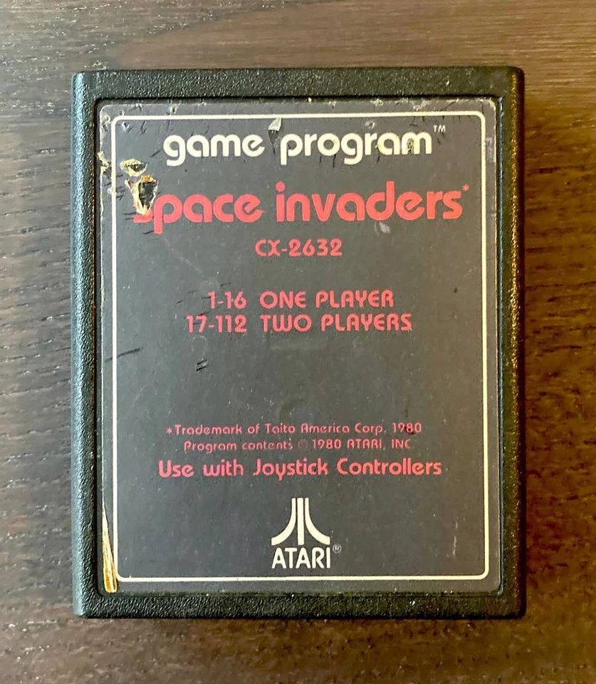 Space Invaders for Atari Game Cartridge (1980) - Image 1 of 1