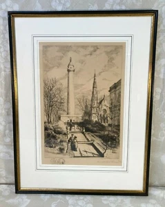 Gabrielle Clements "Washington Monument" Etching Framed Ltd Edition - Picture 1 of 12