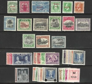 SELLOS NIUE #6....119 -- (9) COLECCIÓN DE CONJUNTOS TEMPRANOS -- 1902 -- SIN USAR - Imagen 1 de 2