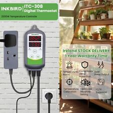 Inkbird Digital Wired Temperature Controller ITC-308 Refrigerator Greenhouse Fan