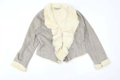 Mia Moda Womens Brown Jacket Size 14  Faux Sheepskin - Image 1 of 4