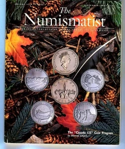 THE NUMISMATIST Magazine Lot of 2 1992 1993 Canada Medals Americana Carson City - Imagen 1 de 2