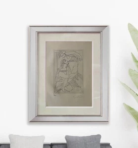 Pablo Picasso Hand Signed Original Litho Print Certificate $3500 Appraisal-)/( - Picture 1 of 12