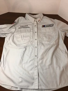 5.11 Tactile NASCAR Track Official Short Sleeve Shirt Women’s Sz X-LG Gray - Picture 1 of 17