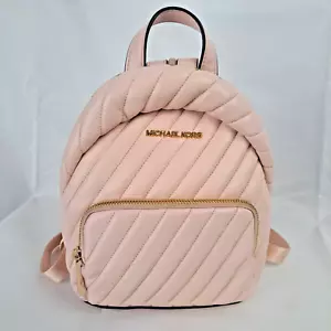 Michael Kors Cute Light Pink Quilted Leather Mini Backpack - Excellent Condition - Picture 1 of 13