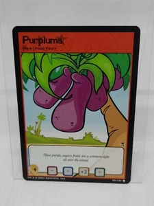 Purplums 95/100, LP - Neopets TCG, 2004 Mystery Island Set - Common - Bild 1 von 1
