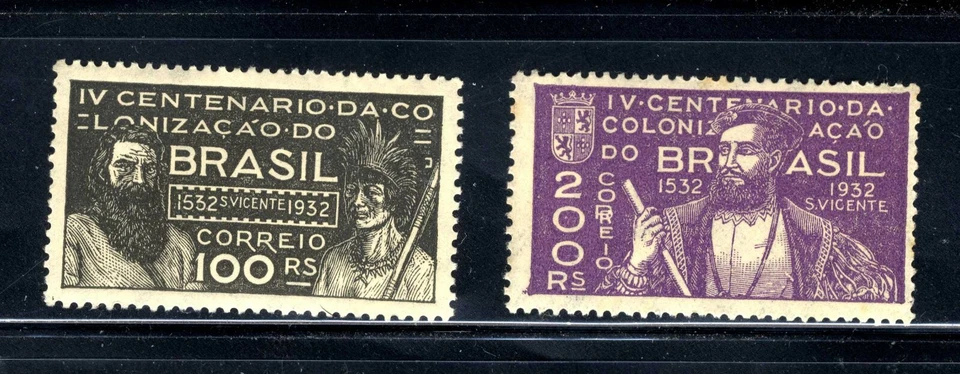 1932 Brazil  2-Stamp Set  SC 360-361 A101-102 MNH OG - Image 1 of 1