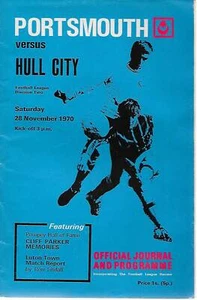 Portsmouth v Hull City 28 de noviembre de 1970 - Imagen 1 de 1