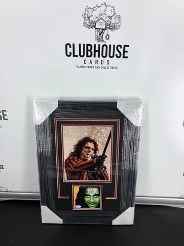 ALICE COOPER SIGNED CD And Framed JSA Cover