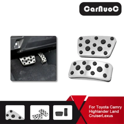 Car Gas Brake Pedal Cover For Lexus RX300 RX350 2010-15 ES300h ES350 2013-18  - Image 1 of 4