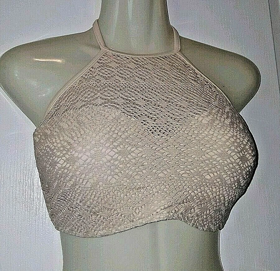 Nuevo Top de Bikini Venus Crochet Halter para Mujer A 32B 34A 36AA Crema Marfil Nadar Foto 1 de 2