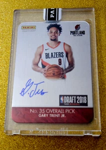 2018 Panini Instant Draft Metal Red /25 Gary Trent Jr #PIM-GT Rookie Auto RC - Picture 1 of 2