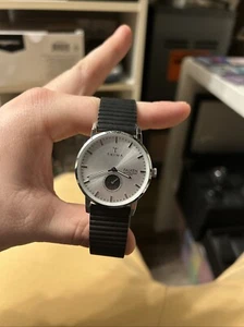 Triwa Charles Falken Watch Silver Black Fast106 - Picture 1 of 8