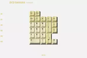 Drop + MiTo DCD Banana Keycap Set - Numpad Kit - Picture 1 of 6