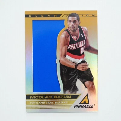 Panini Pinnacle Clear Vision 2013-14 primer cuarto Nicolas Batum #47 Foto 1 de 2