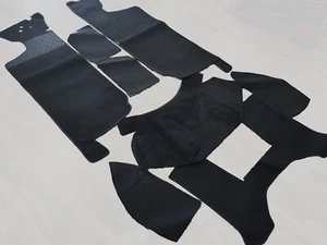 Juego de alfombras de terciopelo negro para Renault Alpine A110 1961-1977 - Imagen 1 de 2