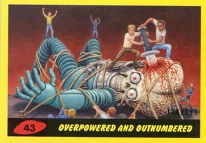 2017 TOPPS MARS ATTACKS YELLOW #/199 OVERPOWERED AND OUTNUMBERED #43 - Picture 1 of 1