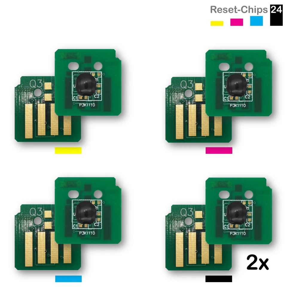 5x Toner Chip YMC +2K passt für Xerox Versant 80 80 Press 006R01642..45 - Bild 1 von 1