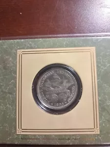 1893 COLUMBIAN EXPOSITION COMMEMORATIVE SILVER HALF DOLLAR - Picture 1 of 3