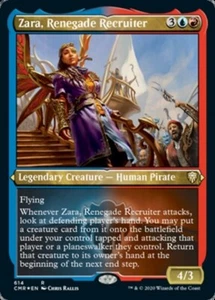 MTG - (Etched Foil) ZARA, RENEGADE RECRUITER - Commander Legends (R) - Bild 1 von 1