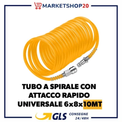 Tubo Espiral Con Ataque Rápido Universal 6x8x10MT (6x8x10MT) (6x8x10MT) - Imagen 1 de 2