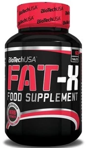 BioTech USA FAT-X 60/120 Tabs Chitosan Mineralien L-Tyrosin - Fatburnerfrei P&P