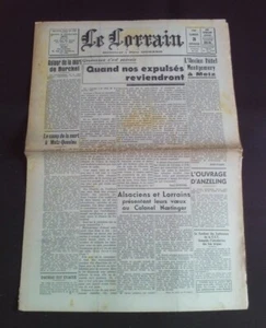 Le lorrain - N°154 3 Février 1945 - Imagen 1 de 1