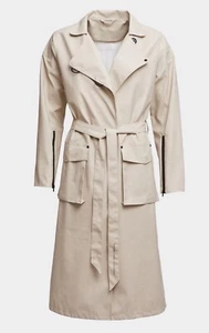 BNWT Stutterheim “Kista” Oyster Beige LW Trench Rain Coat Jacket £299 Sz 8/10 - Picture 1 of 24