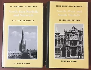 The Buildings Of England By Nikolaus Pevsner (1984, 1990) NORFOLK 2-BOOK SET ~VG - Picture 1 of 24