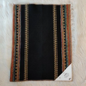 Southwestern Boho Fabric Sample Remnant 21x16 Peruvian Textured Upholstery Woven - Picture 1 of 6