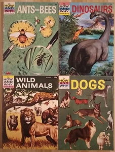 4 BÜCHER Wilde Tiere (How & Why Serie) von verschiedenen 70er Jahre Taschenbüchern - Bild 1 von 15