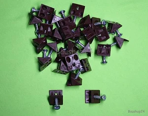 Rückwandverbinder Schubkastenboden Halter Stabilisatoren braun 20-200 St. - Bild 1 von 2