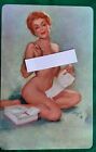 Lovely Nude Pinup Lady Playing Card