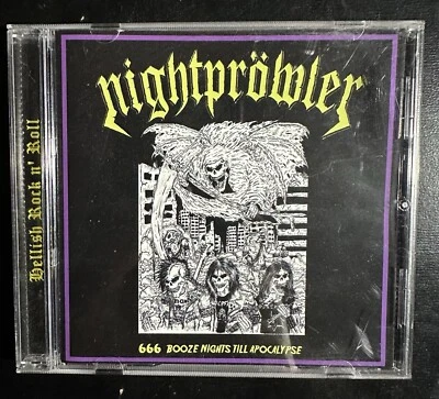 Nightpröwler - 666 Booze Nights Till Apocalypse CD "Entrophia Label" 2014 Foto 1 de 3