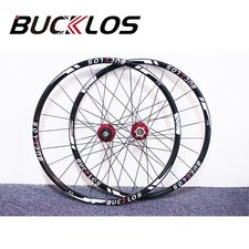 BUCKLOS 26" 27.5" 29" QR/Thru Wheel Carbon Hub MTB Wheelset Set (Front & Rear)