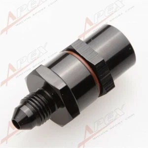 4AN Male To 4AN Female High Flow Billet Turbo Oil Feed Line Filter 150 Micron - Picture 1 of 3