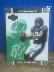 2007 Topps Co-Signers - Green Changing Faces #6 Philip Rivers, Craig Davis /249 - Bild 1 von 2