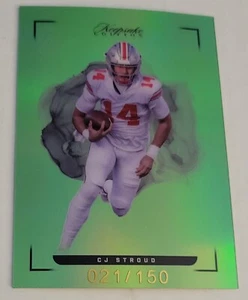 2022 Keepsake Football Edition Green 21/150 CJ Stroud #12 - Picture 1 of 3