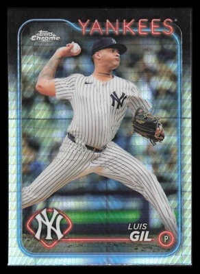 LUIS GIL Prism Refractor 2024 Topps Chrome Update USC160 New York Yankees - Image 1 of 2