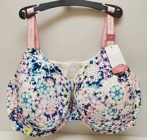 Lane Bryant Cacique Lightly Lined T-Shirt Style No Wire Colorful Bra Size 42G - Picture 1 of 4