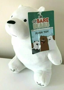 We Bare Bear sitzender Panda aus Plüsch 6 Zoll Spielzeug. Neu. Weiß. Soft - Bild 1 von 3
