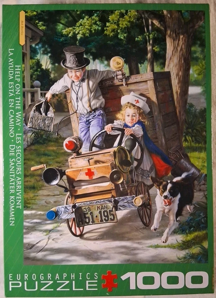 Eurographics Jigsaw Puzzle;  Help on the Way;  1,000 pieces - Image 1 of 3